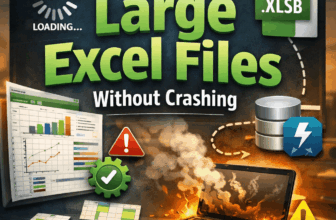 featured image - how to open large excel files without crashing