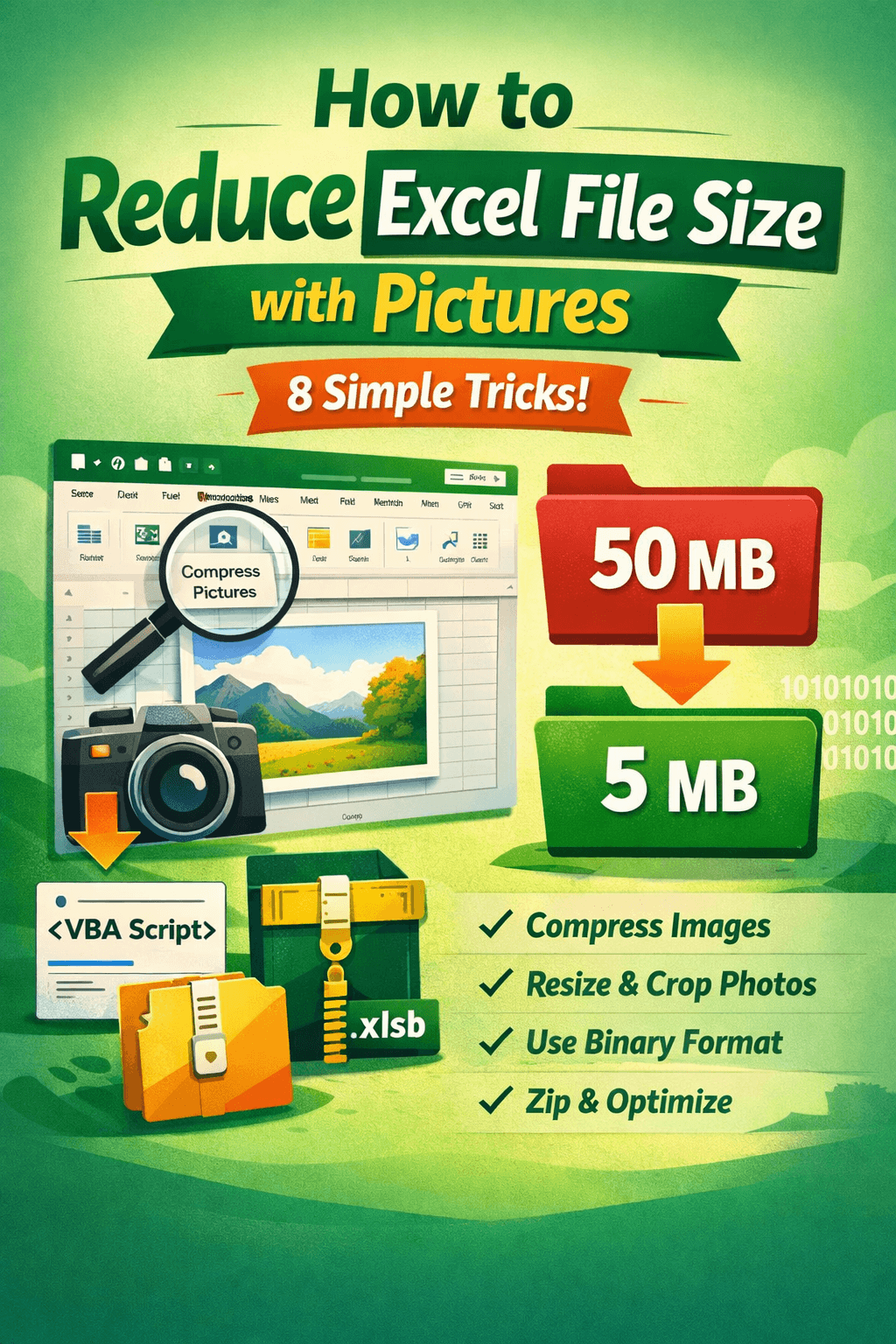 How to Reduce Excel File Size with Pictures (8 Simple Tricks) - Excel ...