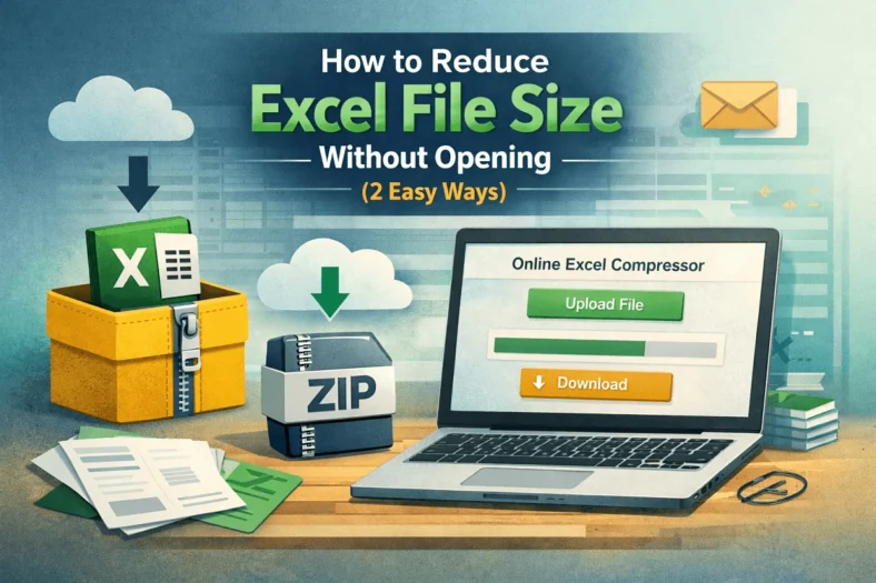 featured image - how to reduce excel file size without opening