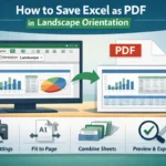 featured image - how to save excel as pdf landscape