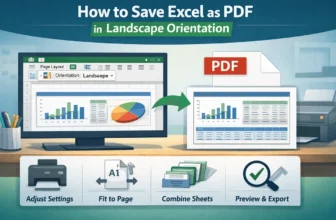 featured image - how to save excel as pdf landscape