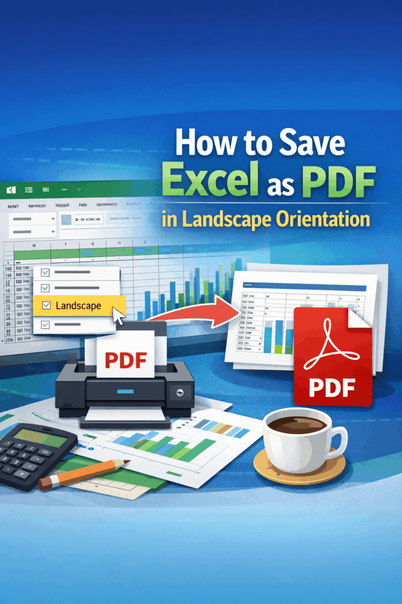 featured image - how to save excel as pdf landscape