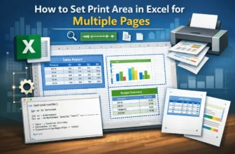 featured image - how to set print area for multiple pages in excel