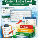 featured image - how to sort by custom list in excel