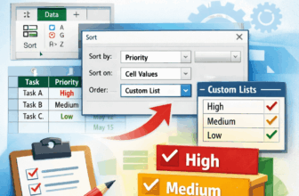 featured image - how to sort by custom list in excel