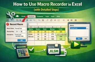 featured image - how to use macro recorder in excel