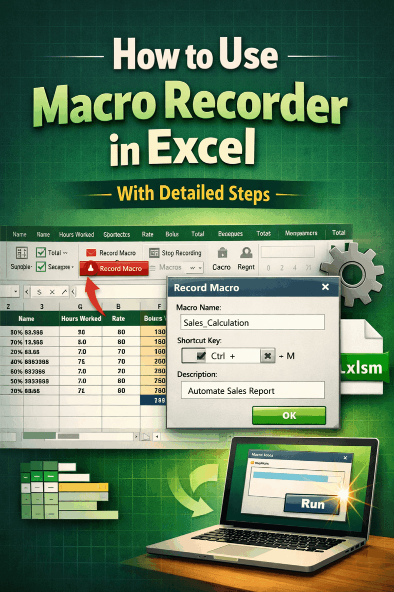 featured image - how to use macro recorder in excel