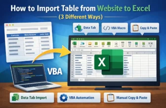 featured image - import table from website to excel