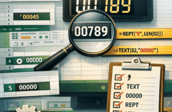featured image - leading zero not showing in excel