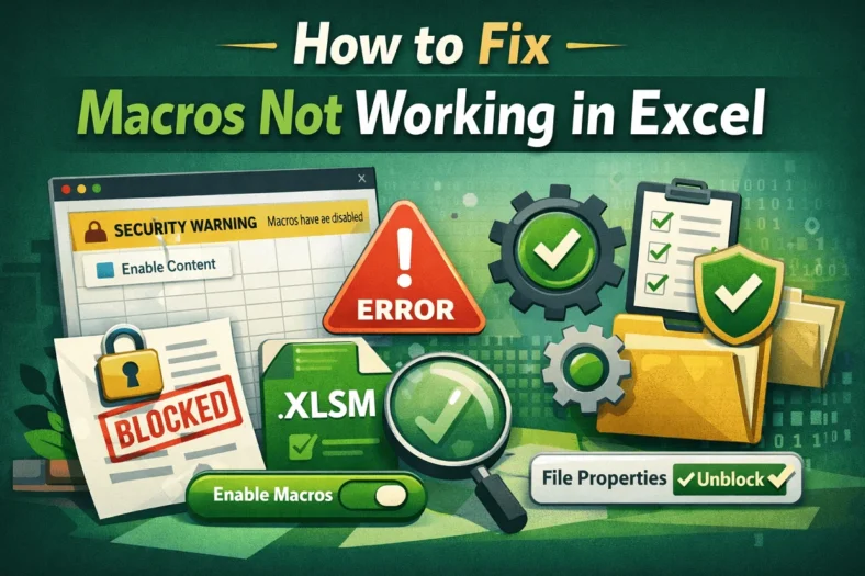featured image - macros not working in excel
