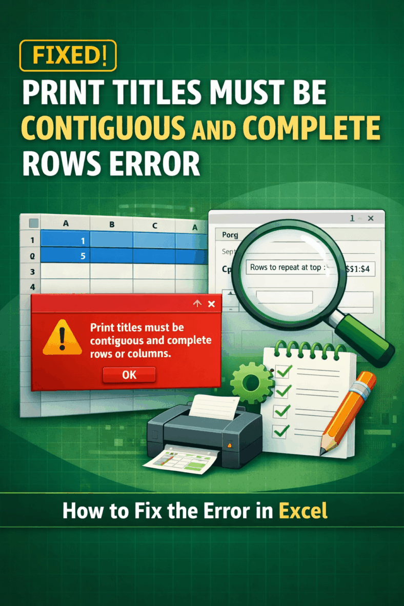 featured image - print titles must be contiguous and complete rows or columns