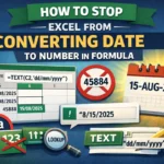 featured image - stop excel from converting date to number in formula