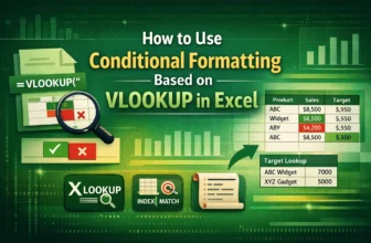 featured image - vlookup conditional formatting