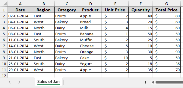 Applying GETPIVOTDATA Function to Extract Specific Data from Another Sheet