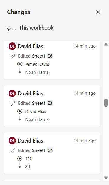Use the Show Changes Feature to Check Individual Edits 