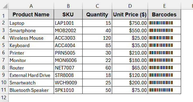 Create Code 39 Font with VBA Automation 