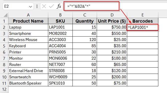 Install and Apply the Free Code 39 Font in Excel