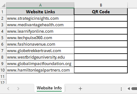 Generate QR Code Using IMAGE Function with External Link