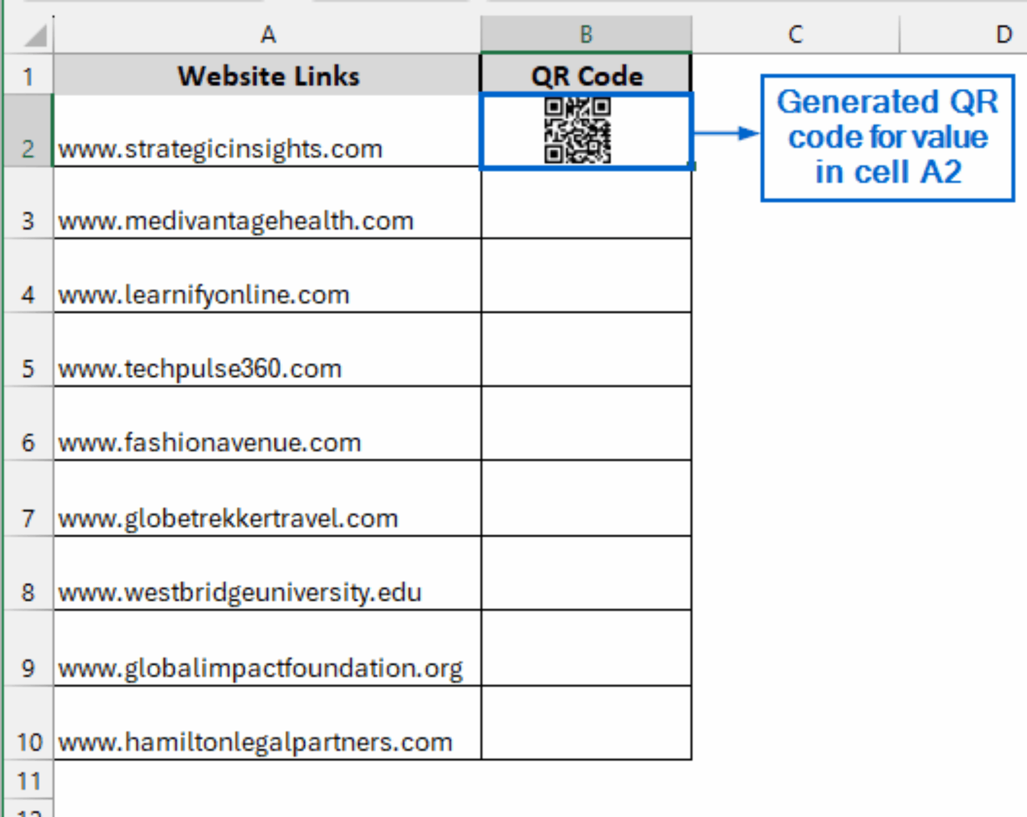 Excel Code Types How to Create QR Codes in Excel (3 Effective Ways) - Excel Insider
