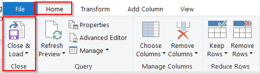 Integrate Power Query with the Get Data option to Advance Control
