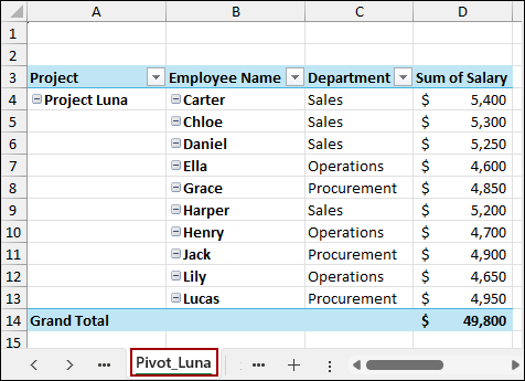 Combining INDIRECT and GETPIVOTDATA Functions to Link Multiple Pivot Table Data