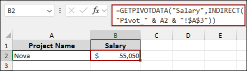 Combining INDIRECT and GETPIVOTDATA Functions to Link Multiple Pivot Table Data