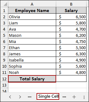 Using Direct Cell References to Link Single Cell