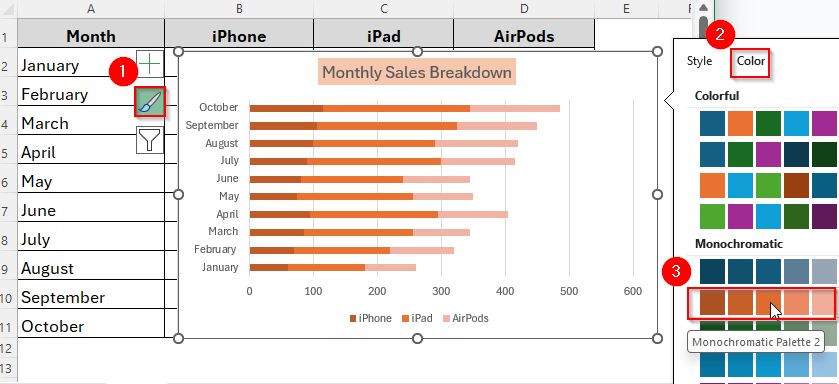 Steps to Create a Stacked Bar Chart in Excel 