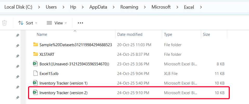 Access the AutoRecover File Location Directly in File Explorer