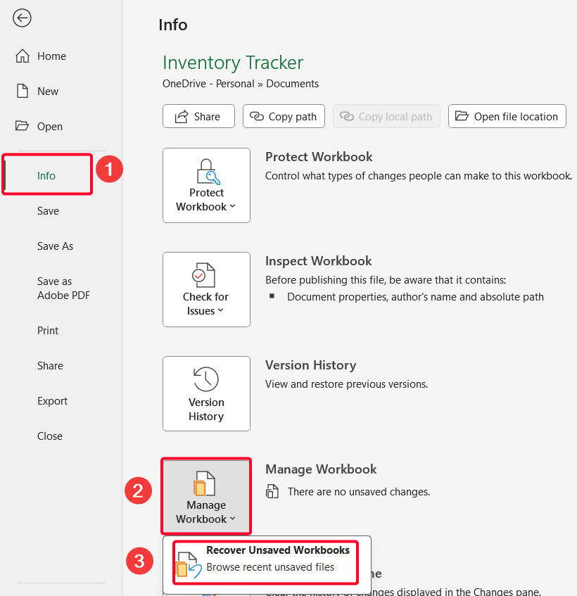 Recover Overwritten Excel File After Crash