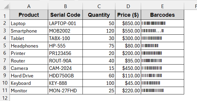 Use VBA to Encode Code 128 Barcode Font