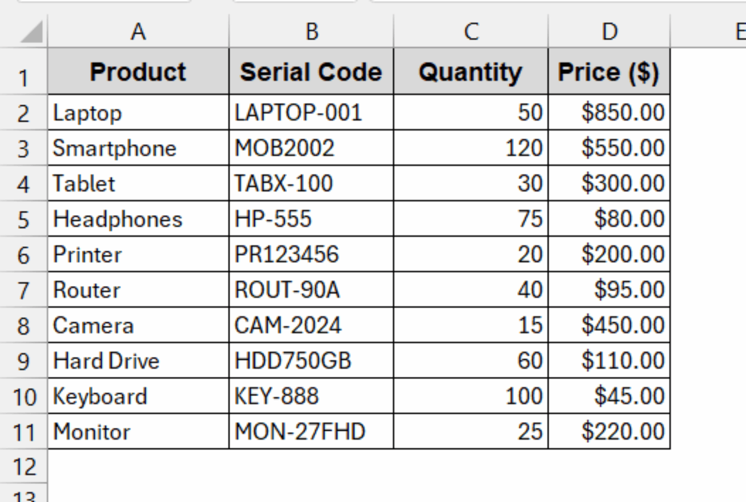 How to Create & Use Code 128 Barcode Font in Excel - Excel Insider