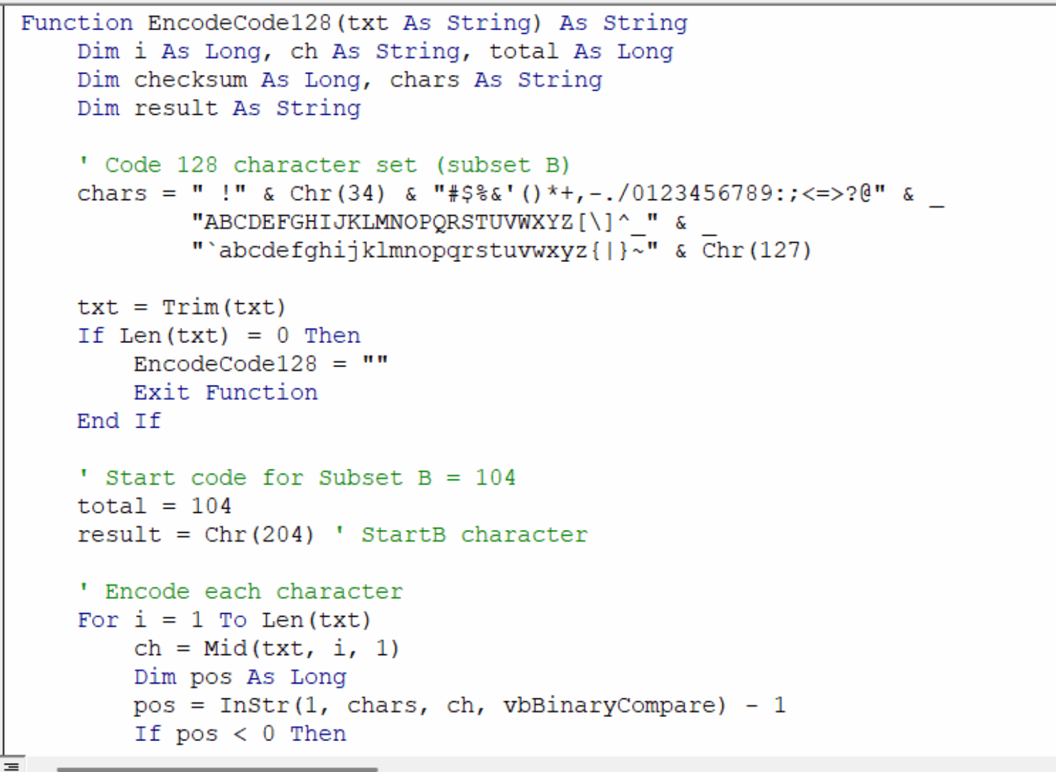 How to Create & Use Code 128 Barcode Font in Excel - Excel Insider