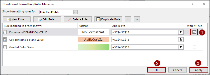 Using Formula to Delete Conditional Formatting from Blank Cells
