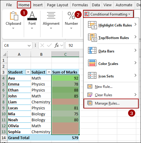 Adding New Rule to Remove Conditional Formatting from Blank Cells