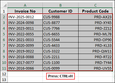 Removing Dashes in Bulk