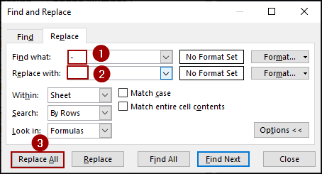 Removing Multiple Dashes