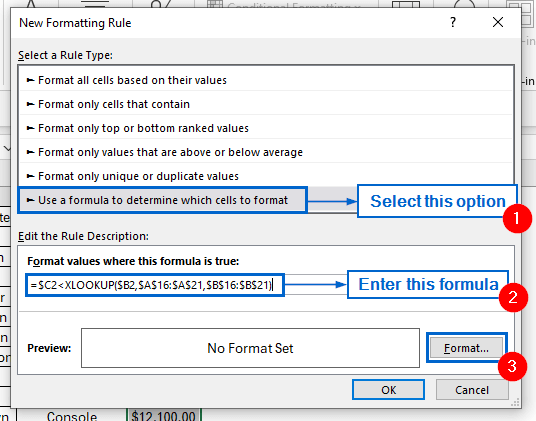Alternative Methods to Apply Conditional Formatting Based on Lookup Value