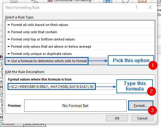 Alternative Methods to Apply Conditional Formatting Based on Lookup Value