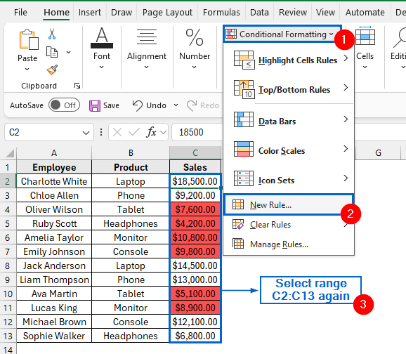Alternative Methods to Apply Conditional Formatting Based on Lookup Value