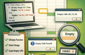featured image - excel vba check if cell is empty