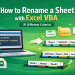 featured image - excel vba rename sheet