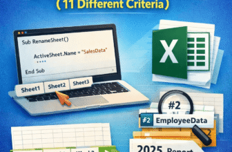 featured image - excel vba rename sheet