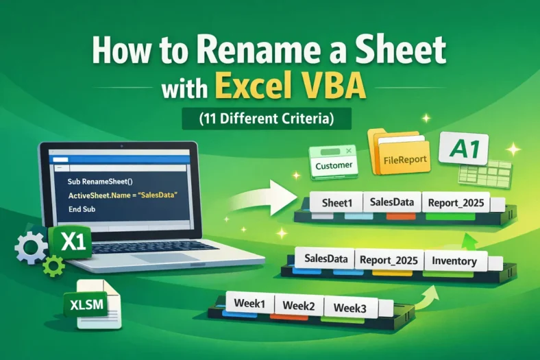 featured image - excel vba rename sheet