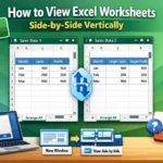 featured image - excel view side by side vertical
