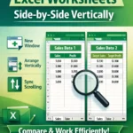 featured image - excel view side by side vertical