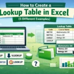 featured image - how to create a lookup table in excel