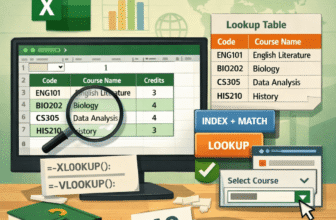 featured image - how to create a lookup table in excel