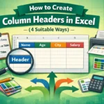 featured image - how to create column headers in excel