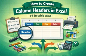 featured image - how to create column headers in excel